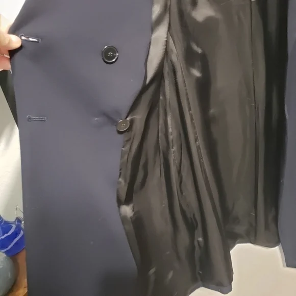 NWT Zara blazer, Color Navy Blue, Size L - Picture 8 of 17